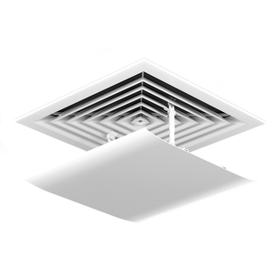 中央空调出风口挡风板风向天花机正方形防直吹遮导风罩挡板办公室