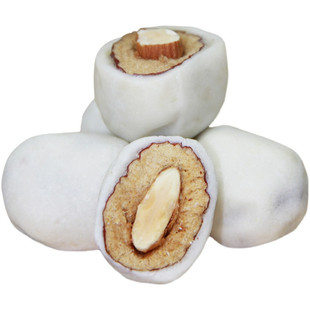 奶枣巴旦木夹心独小包装袋新疆手工网红杏仁巴坦木奶枣旗舰店零食