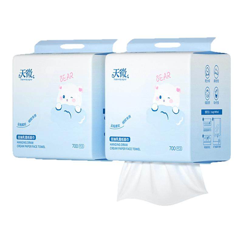天微悬挂式乳霜纸巾婴儿专用柔韧
