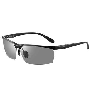 CAPONI墨镜男变色太阳眼镜超轻碳纤维开车驾驶专用运动钓鱼偏光镜