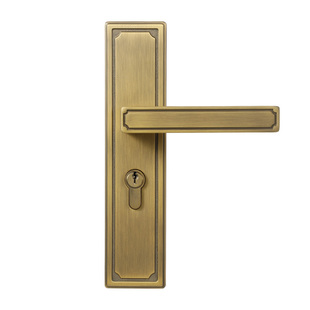 名门静音门锁新中式实木门把手卧室内房间古典家用通用型锁具