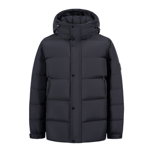 雪中飞极寒冬季2025新款加厚羽绒服男短款东北抗寒保暖面包服外套