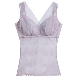 塑身衣女收腹上半身夏季薄款带胸垫收小肚子束身背心美体塑身上衣