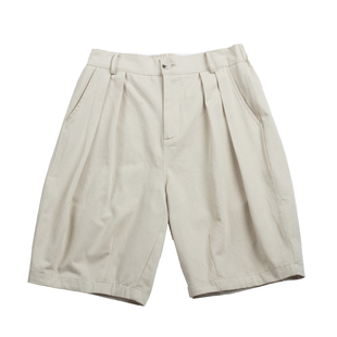 NOEARS杏色休闲工装纯棉短裤男夏宽松薄款男女裤子Cityboy五分裤