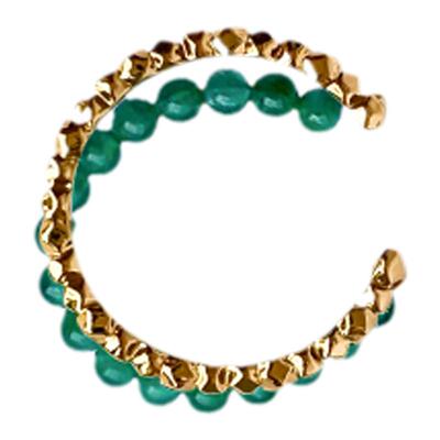 温莎碎金绿玉珠串原创设计