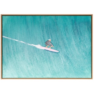 若奈挂画 Golsa ITALY系列《乘浪千里》3D立体手绘浮雕肌理油画