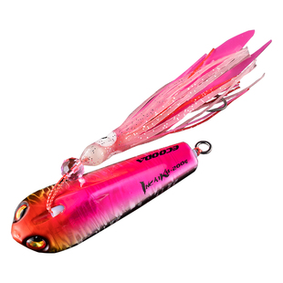 伊酷达万萨引竹饵夜光仿真慢摇铁板饵石斑真鲷海鲈章红金枪鱼青物