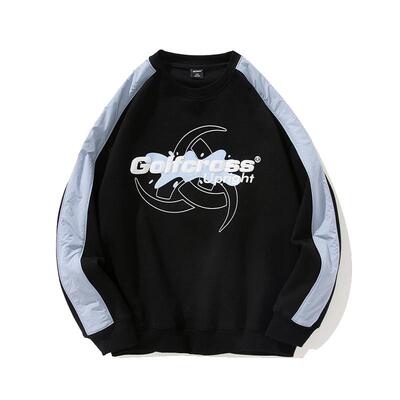 GOLFCROSS情侣印花圆领卫衣