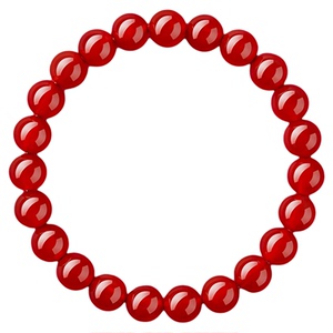 天然红玛瑙手串女款正品官方旗舰店水晶南红玉髓红色本命年手链女