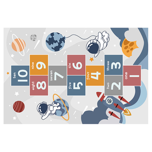 儿童地毯电脑椅子防滑地垫阅读区书房书桌隔音垫客厅卧室床边垫子