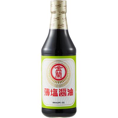 金兰台湾薄盐酱油香醇590ml
