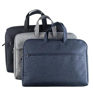 手提文件包定制A4加厚公文包商务男士办公帆布拉链多层大容量收纳文件袋扶贫学习培训会议用资料袋可印刷logo