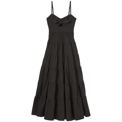 katespade吊带鸢尾连衣裙