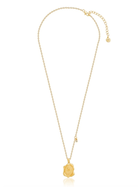 VeryFancy法式金币锁骨链情侣