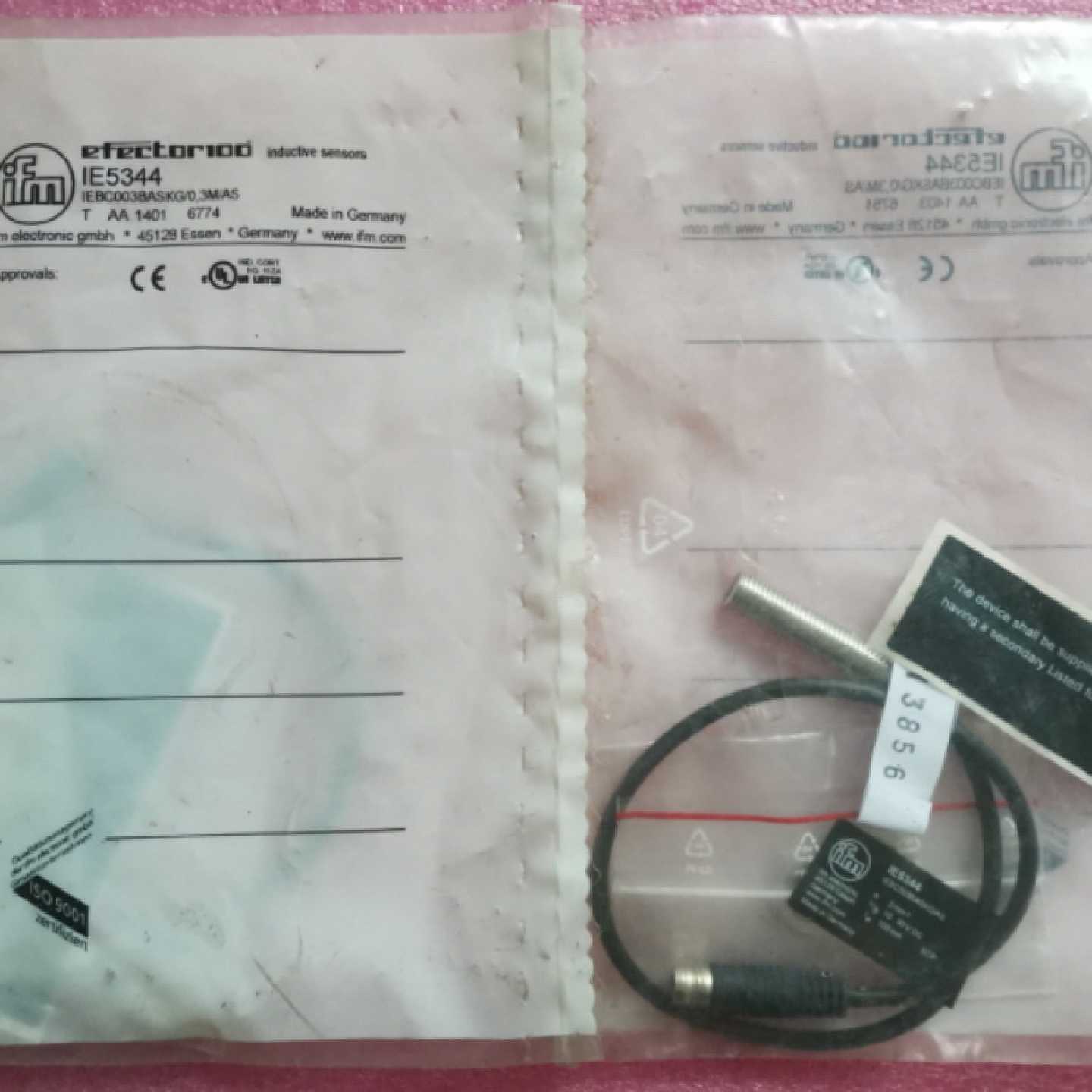议价全新原装IFM易福门 IE5344 IEBC003BASKG/0,3M/AS 现货 - 实物图