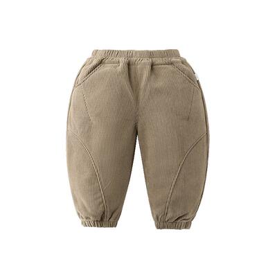 齐齐熊宝宝冬季休闲灯芯绒裤