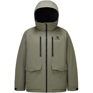 骆驼工装棉服男女款加厚秋冬2024新款防风防水情侣棉衣保暖外套潮