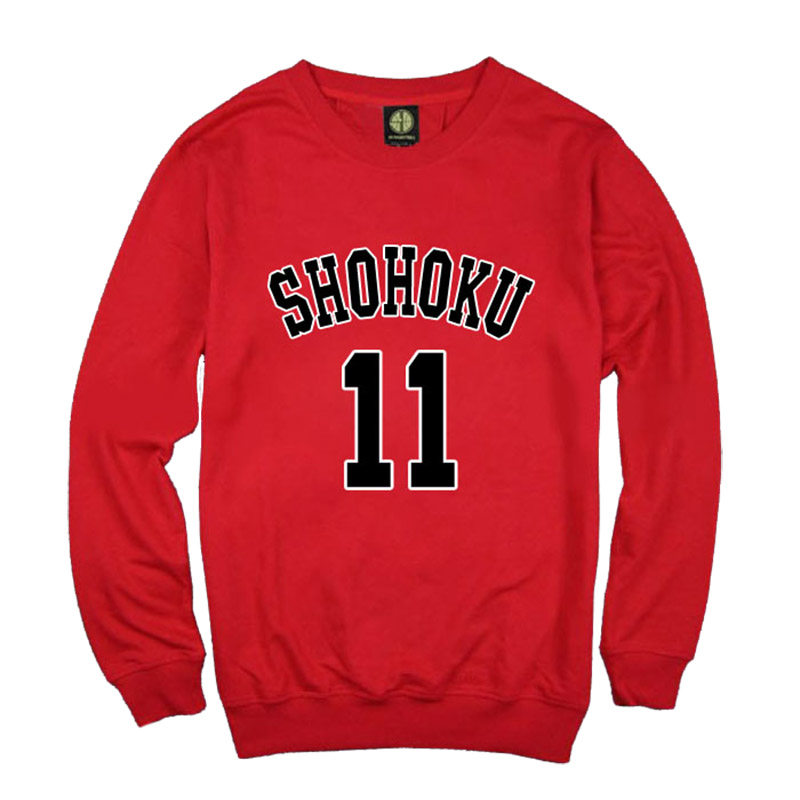 SD原盒 灌篮高手 湘北11号 流川枫 圆领长袖出场服外套卫衣运动服