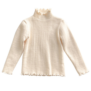 女童毛衣冬一体绒加厚内搭女宝宝加绒打底衫韩系针织衫上衣打底衣