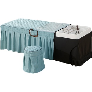 头疗床套洗头床罩被罩被单发廊理发店按摩推拿理疗养发馆床单床裙