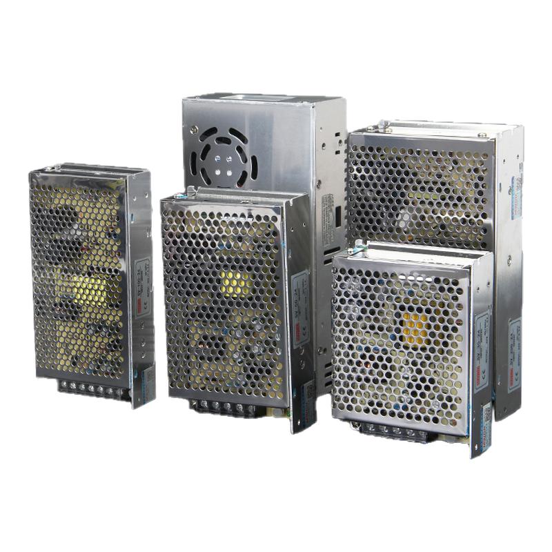 明纬开关电源380V变24V直流电源380伏转12开关电源盒变压器交流转