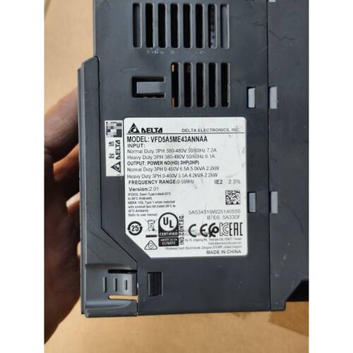议价台达变频器VFD5A5ME43ANNAA 2.2KW