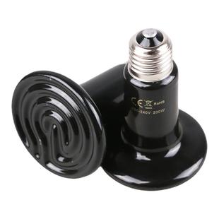 陆龟蜥蜴爬宠饲养箱陶瓷加热灯爬宠恒温灯鹦鹉芦丁鸡刺猬保温夜灯