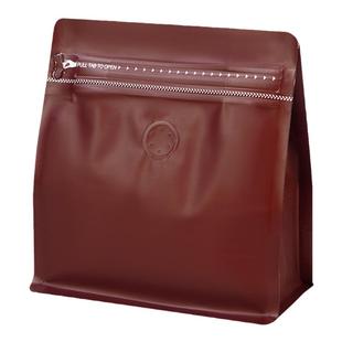 魔方咖啡袋单向排气阀咖啡豆粉末包装袋茶叶零食八边自立密封袋