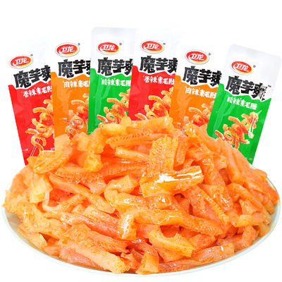 卫龙魔芋爽素毛肚麻辣酸辣香辣味