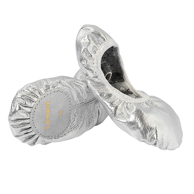 儿童舞蹈鞋银色软底芭蕾鞋形体鞋