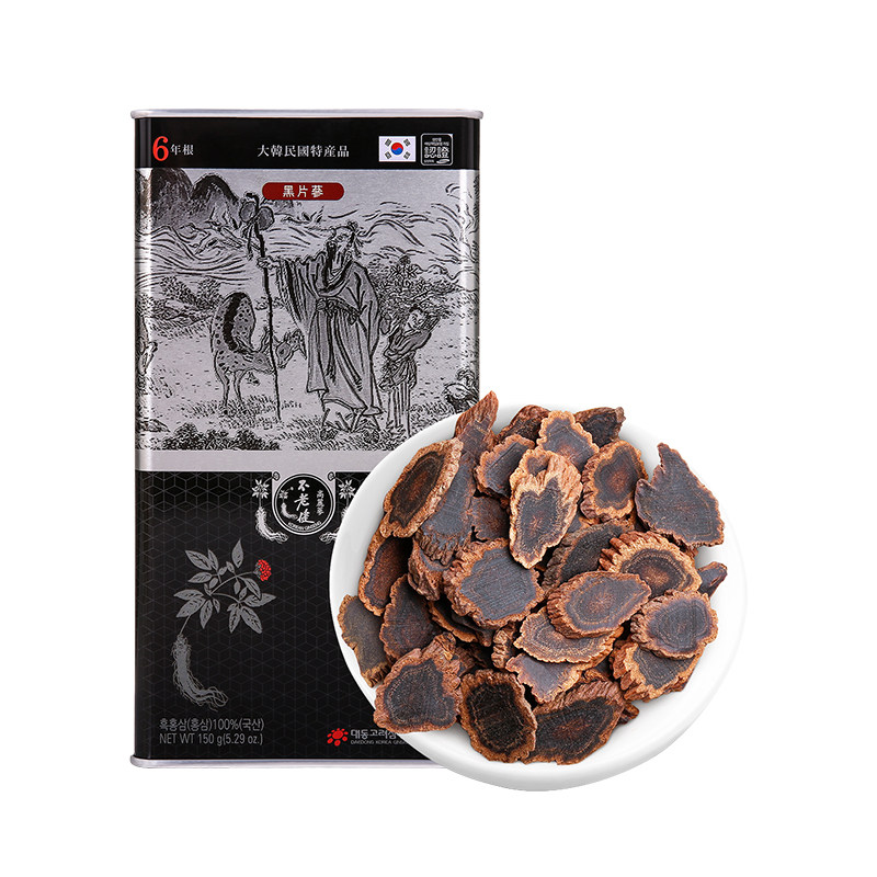 不老健天壹高丽黑参片150克
