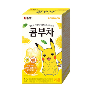 3件包邮 韩国丹特宝可梦联名速溶果茶康普茶多种果味皮卡丘胖丁