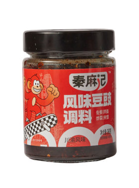 秦麻记风味豆豉调料瓶装重庆永川