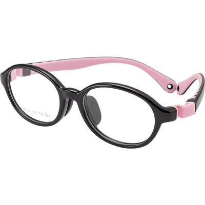 圆框儿童超轻硅胶可配度数眼镜框