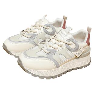 戈美其女鞋老爹鞋夏季新款时尚气质百搭厚底休闲透气运动鞋子女款