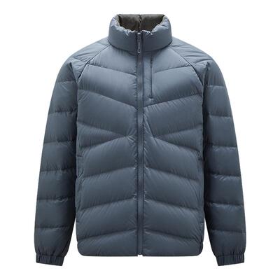 森马三防外套轻薄立领羽绒服男装