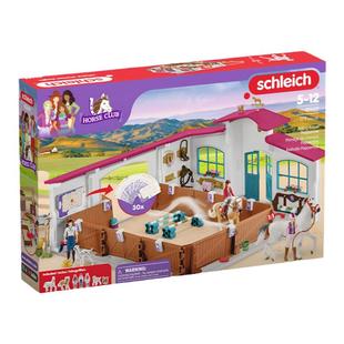 德国思乐玩具schleich马场骑马训练马术房屋竞技男女儿童生日礼物