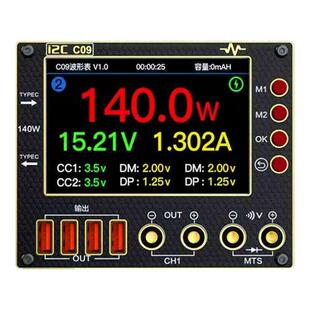 i2C C09波形电流表 多种数显模式 充电检测/电压测量 万用表功能
