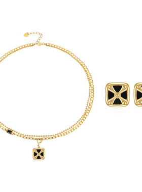 【宫廷系列套装】VIGG项链耳钉女