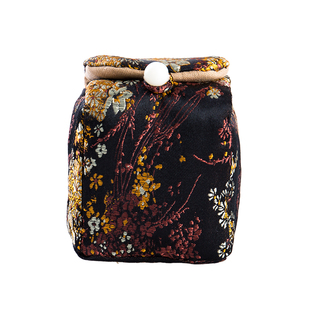 中式   复古云锦主人杯四合如意收纳袋茶具紫砂壶收纳包   可定制