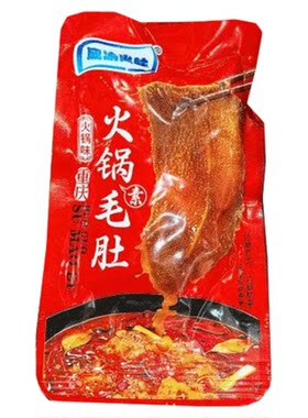 成渝尚味素毛肚火锅麻酱味大片魔芋脆涮肉解馋休闲零食品小吃囤货