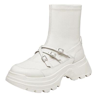 思加图瘦瘦靴弹力靴女朵拉鞋Dora