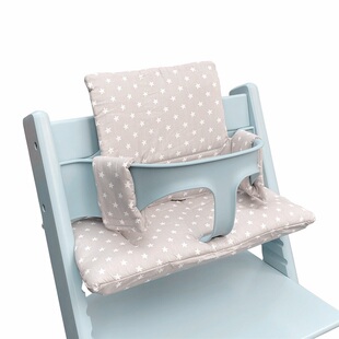 宝宝成长椅坐垫适用stokk儿童餐椅靠垫婴儿吃饭椅垫椅套配件加厚