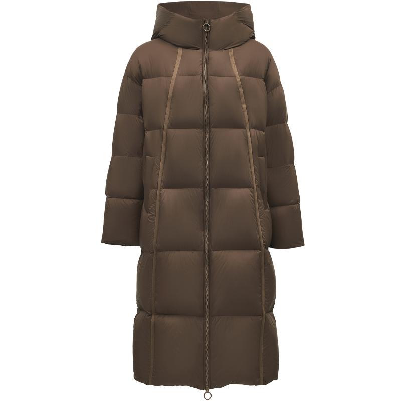 VeroModa90%白鸭绒连帽羽绒服