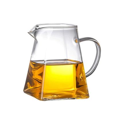 玻璃公道杯禾器茶漏过滤一体耐热