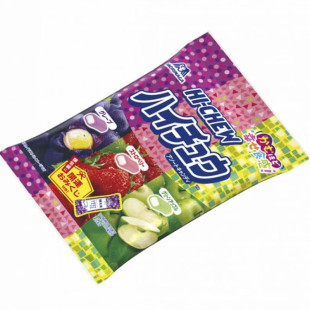 4件包邮日本零食好吃推荐morinaga森永夹心水果软糖嗨啾糖果混合