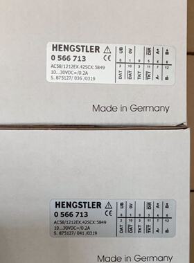 议价原装全新亨氏乐编码器0566713 HENGSTLER 编码器 0566833 056