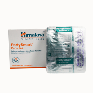 印度Himalaya喜马拉雅护肝解酒PartySmart进口醒酒药解酒神器