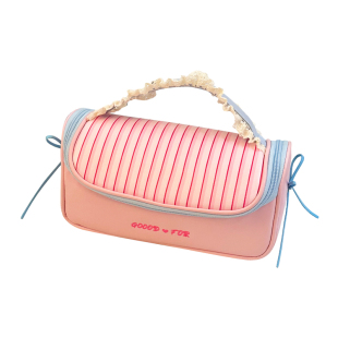 送礼物~儿童笔袋大容量小学生女孩双层皮质防水2026文具铅笔盒