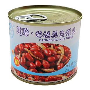 宁波特产建峰牌海蜒花生米即食鱼干熟食下酒菜香酥脆红皮花生罐头